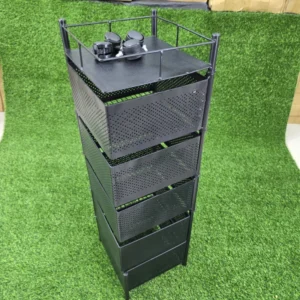 5 layer square shape kitchen rack