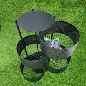 5 layer Round shape kitchen rack